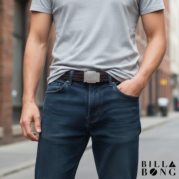 Billabong Other - Billabong Men's Vintage Webbed Belt,  Size: L